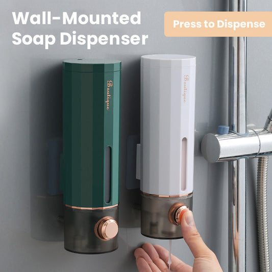 ✨ Seinään asennettava saippua-annostelija ilman reikiä 🧼 Pidä kylpyhuone ja keittiö puhtaina 🚿