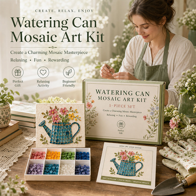 🌻🏡 Breng de Rust van een Bloementuin in Huis 🌸 DIY Mozaïek Kunstset