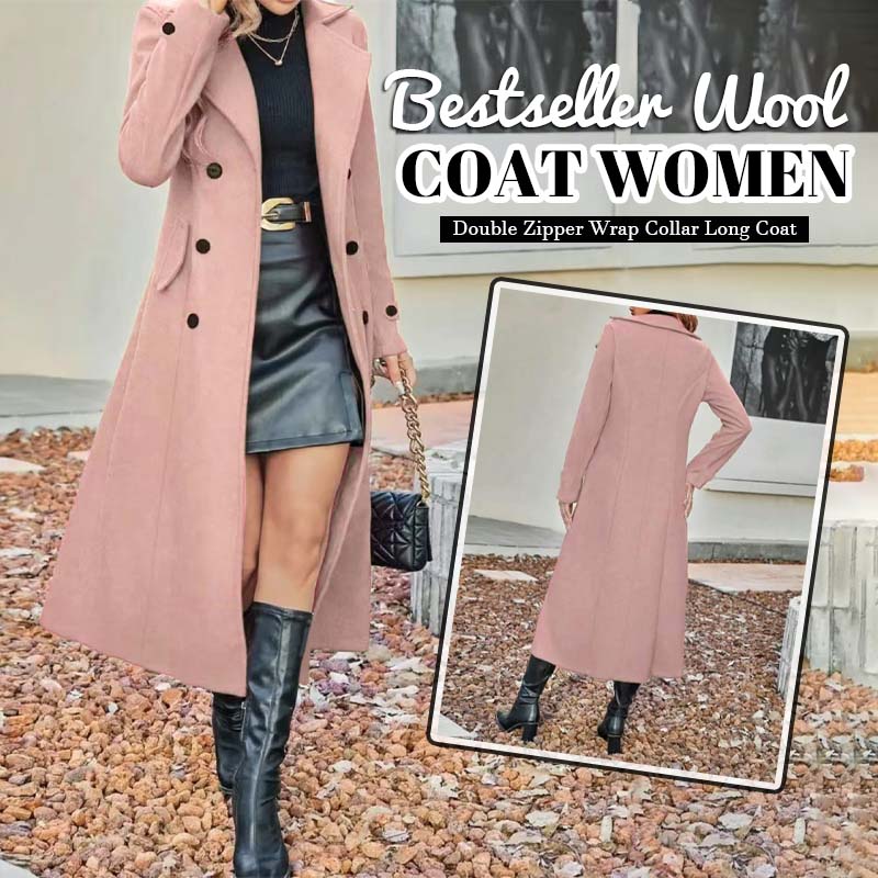 💥 BLACK FRIDAY –40% ALE! 🧥 | Lämmin Villakangastakki Naisille | Pitkä Malli & Tyylikäs ✨