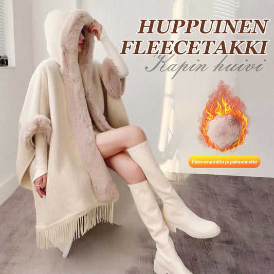 🧣✨ Viittahuivi & Poncho – Pehmeä ja lämmin takki kylmiin päiviin