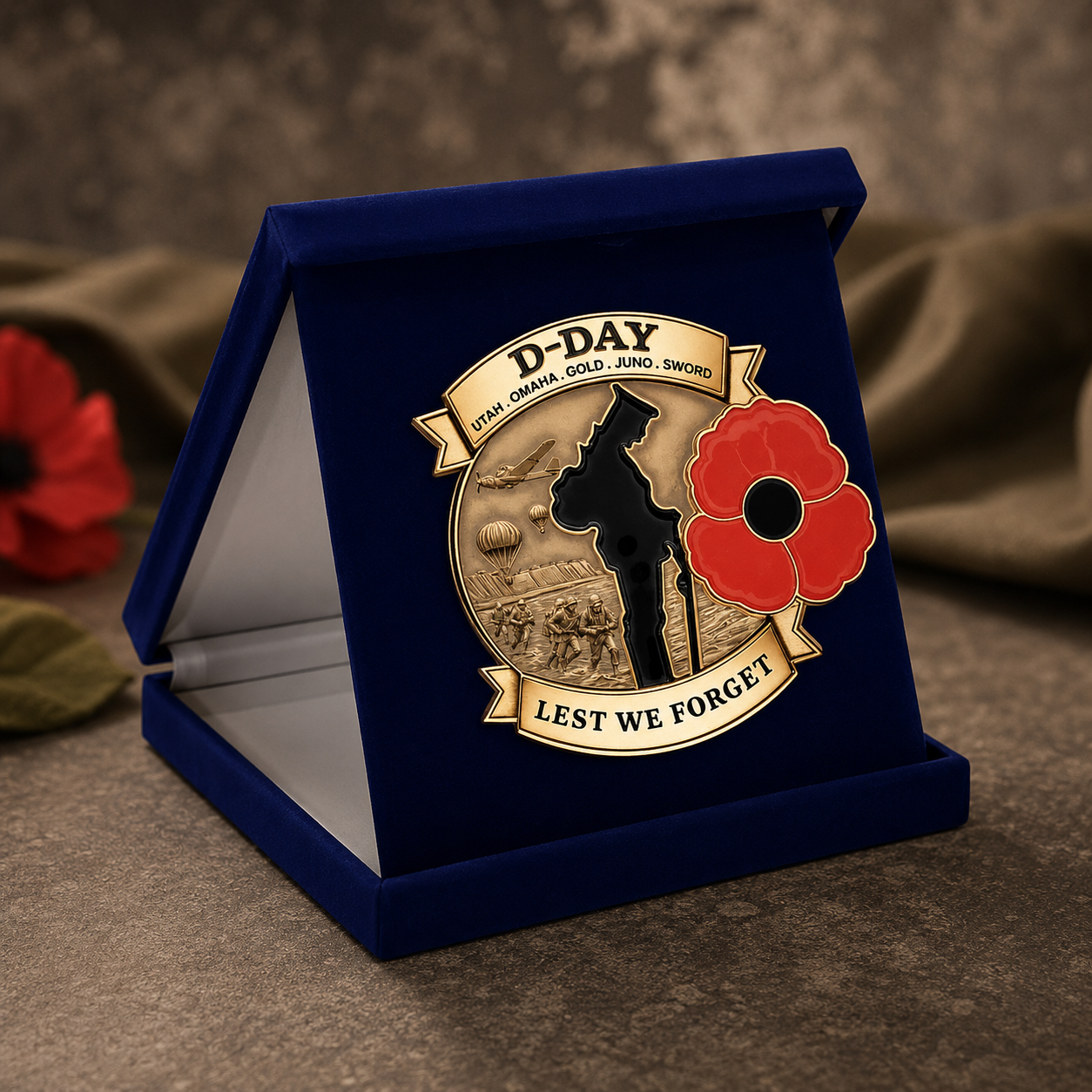 🎖️ Het 80-Jarig Herdenkingsembleem – Bewaar de Geschiedenis, Draag het Verhaal met Trots ✨
