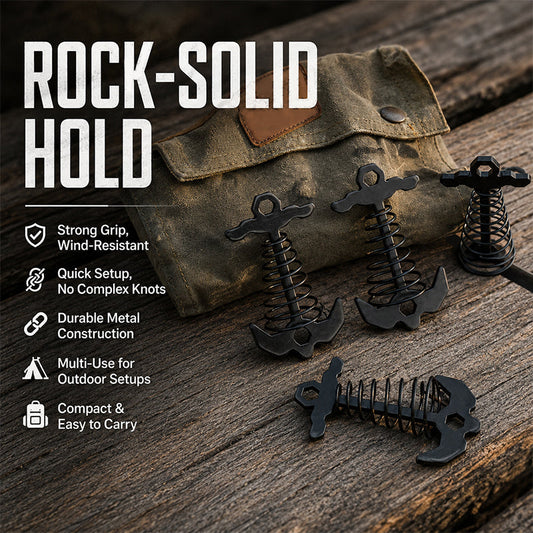 ⛺ Never Fear High Winds Again: Spring Fishbone Deck Anchors