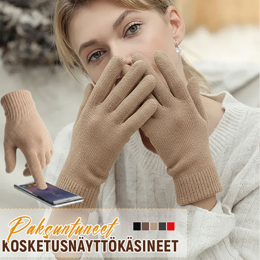 🌟 100% Lopullinen Lammasvilla – Paksut Kosketusnäyttökäsineet 🧤
