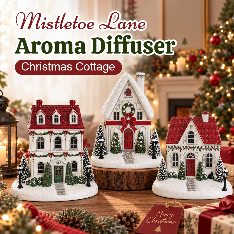 Mistletoe Lane Kersthuisje Diffuser – Breng Magische Kerstsfeer & Warmte In Huis! 🎄