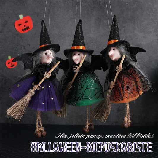 🧙‍♀️ Noidan riipuskoriste Halloweeniin - Taianomainen Katokoriste ja Ovea Koristelemaan 🎃👻