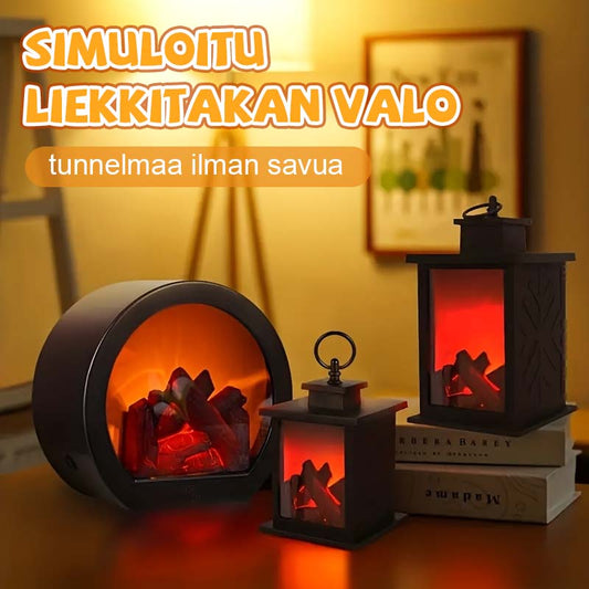 Simuloitu Liekkitakan Valo