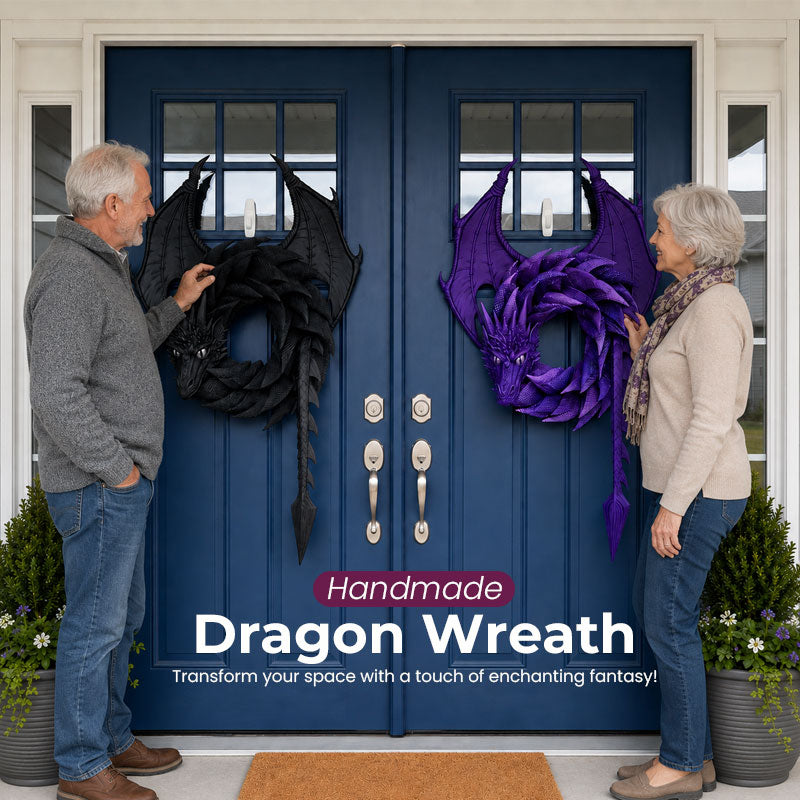 🔮 Handgemaakte Mystieke Drakenkrans — Transformeer Je Muur Met Magie! 🐉✨