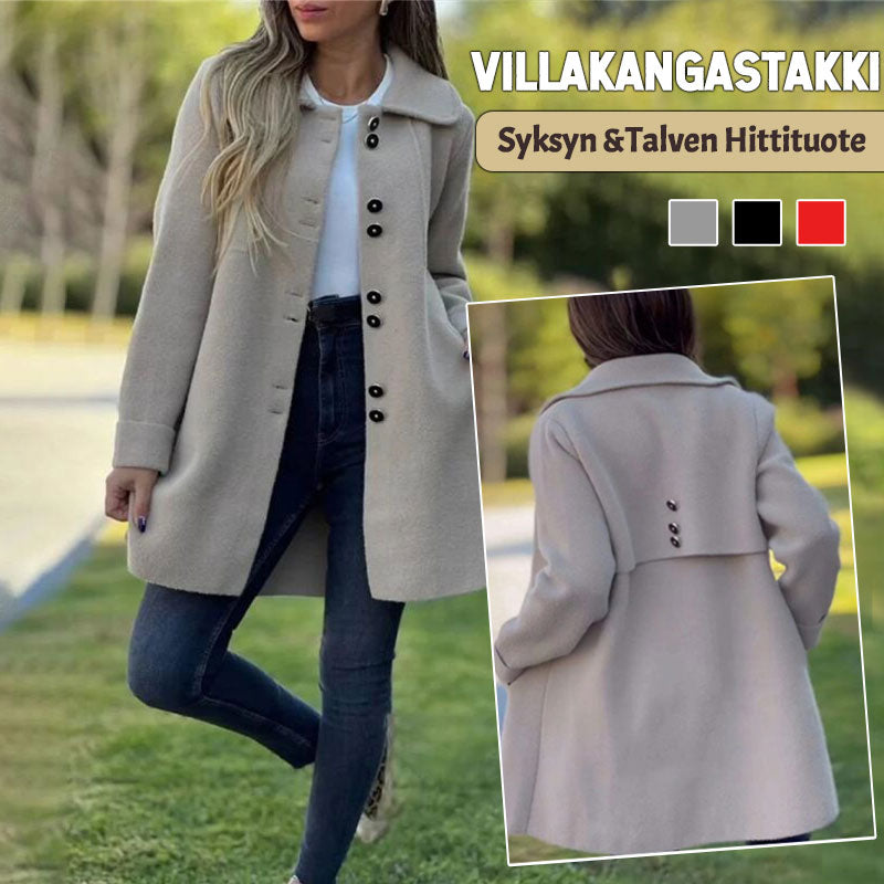 🍂❄️ Ajaton Eleganssi — Villakangastakki: Syksyn & Talven Tyylikäs Sijoitus 🌟