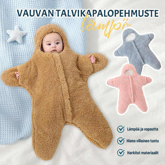 👶❄️ Turvallinen ja vapaa liike: Vauvan talviunipussi – Lämmin kapalo vastasyntyneelle 🍼💖