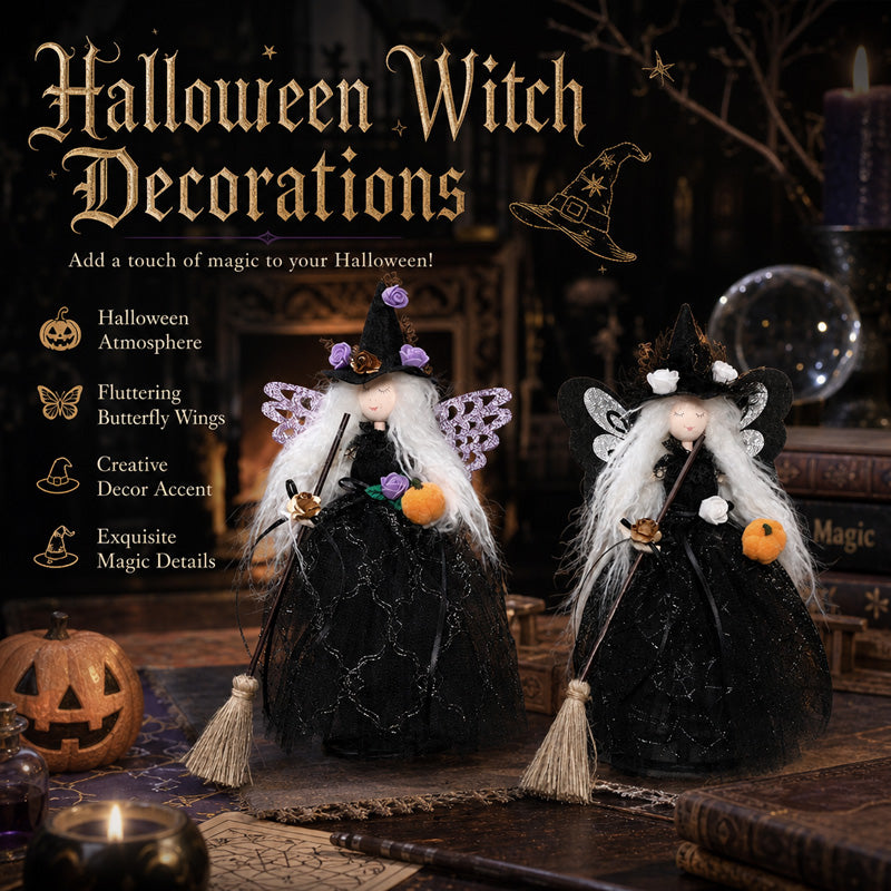 Onweerstaanbaar Schattig: Betoverende Heksenpop Decoratie Voor Een Magisch Huis 🧙‍♀️