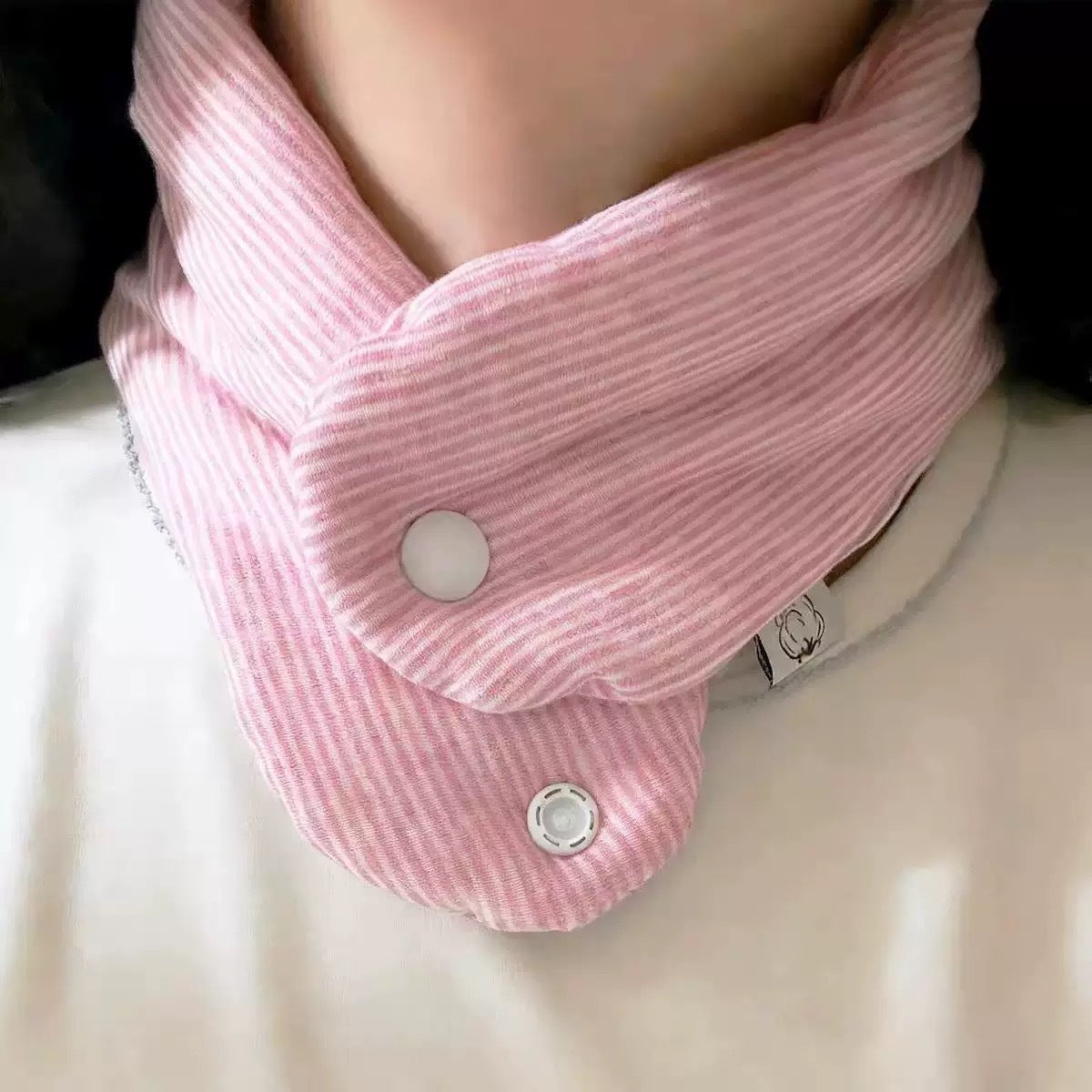 Zachte Katoenen Nekwarmer – Bescherm Je Nek Tegen Koude Tocht op Kantoor & Thuis! 🧣