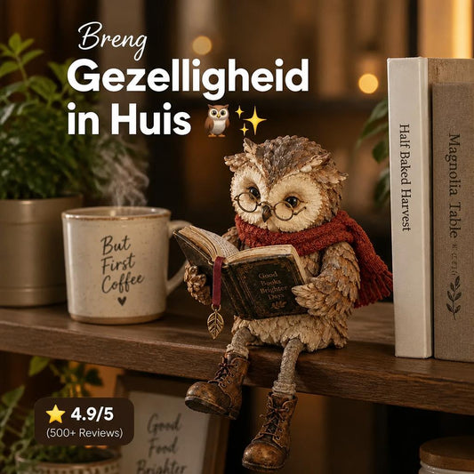 📚 Het Perfecte Vriendje Voor Elk Leesmoment: Lezende Uil 🦉