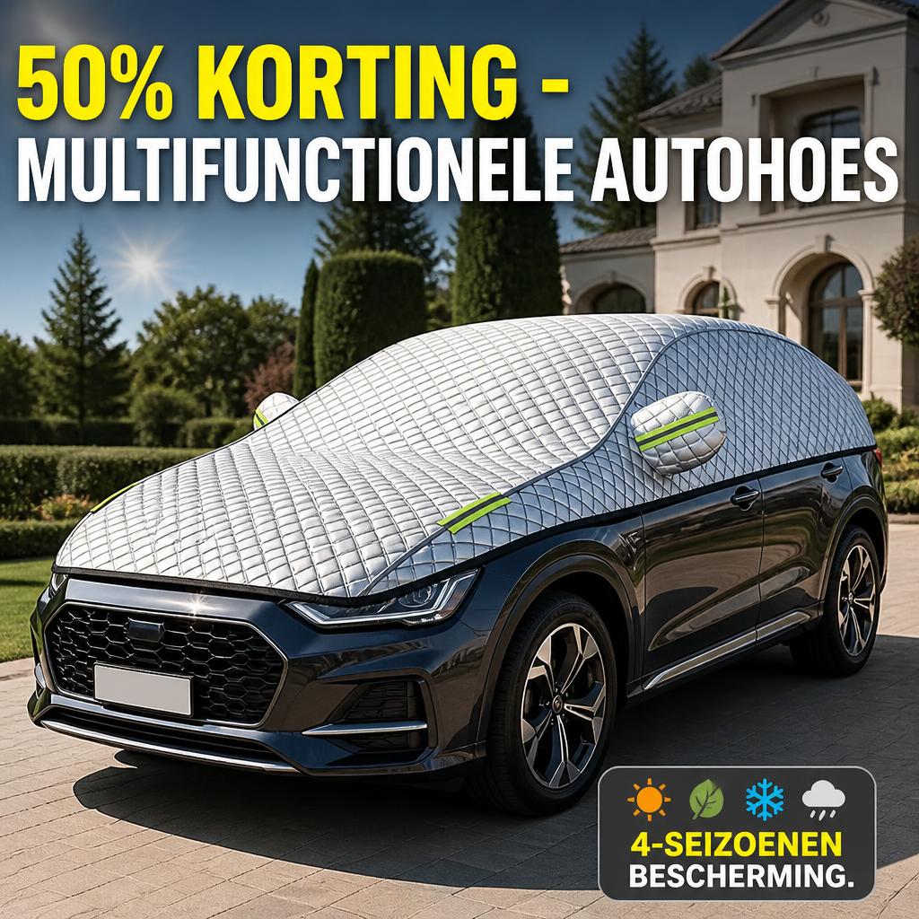 4-Seizoenen Autohoes – Bescherming Tegen Zomerhitte & Wintervorst!