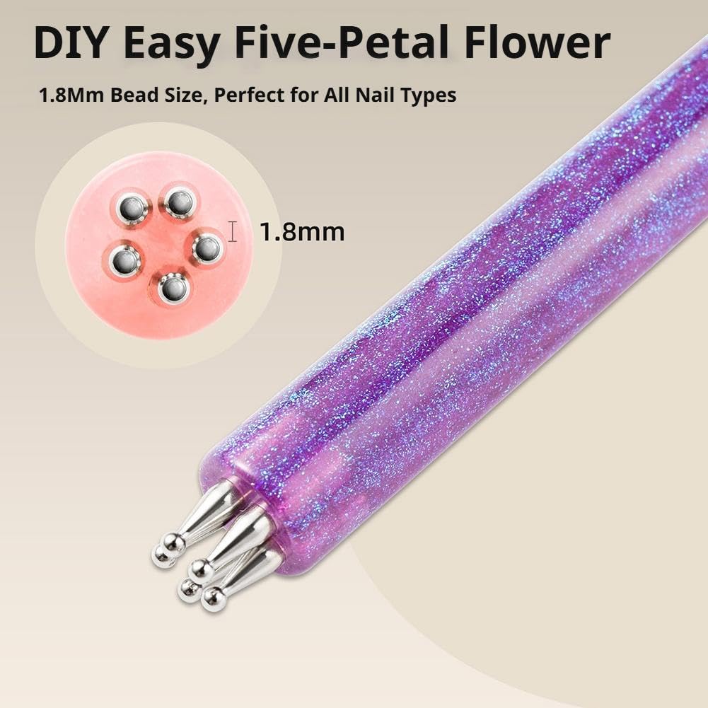 ⏰ 3-DAAGSE ACTIE: 1 + 1 GRATIS! Prachtige Bloemen Nail Art Pen ✨🌸