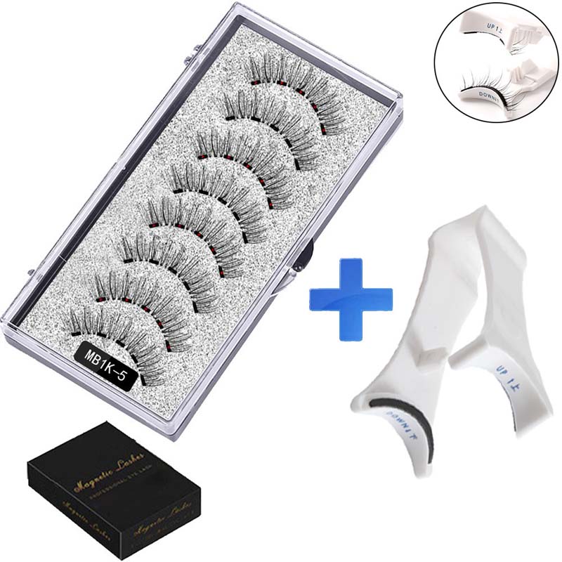 ✨ Liimaton magneettiripsisetti 👁️ 2 paria + ergonominen pinsetti 🧲💖