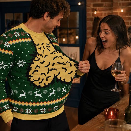 😂 Foute 3D Kersttrui — Word het Middelpunt van Elke Kerstborrel! 🎄