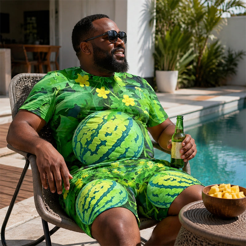 🍉 Vrolijke Watermeloen Set™ | De Ultieme Zomer Outfit Die Iedereen Laat Lachen!