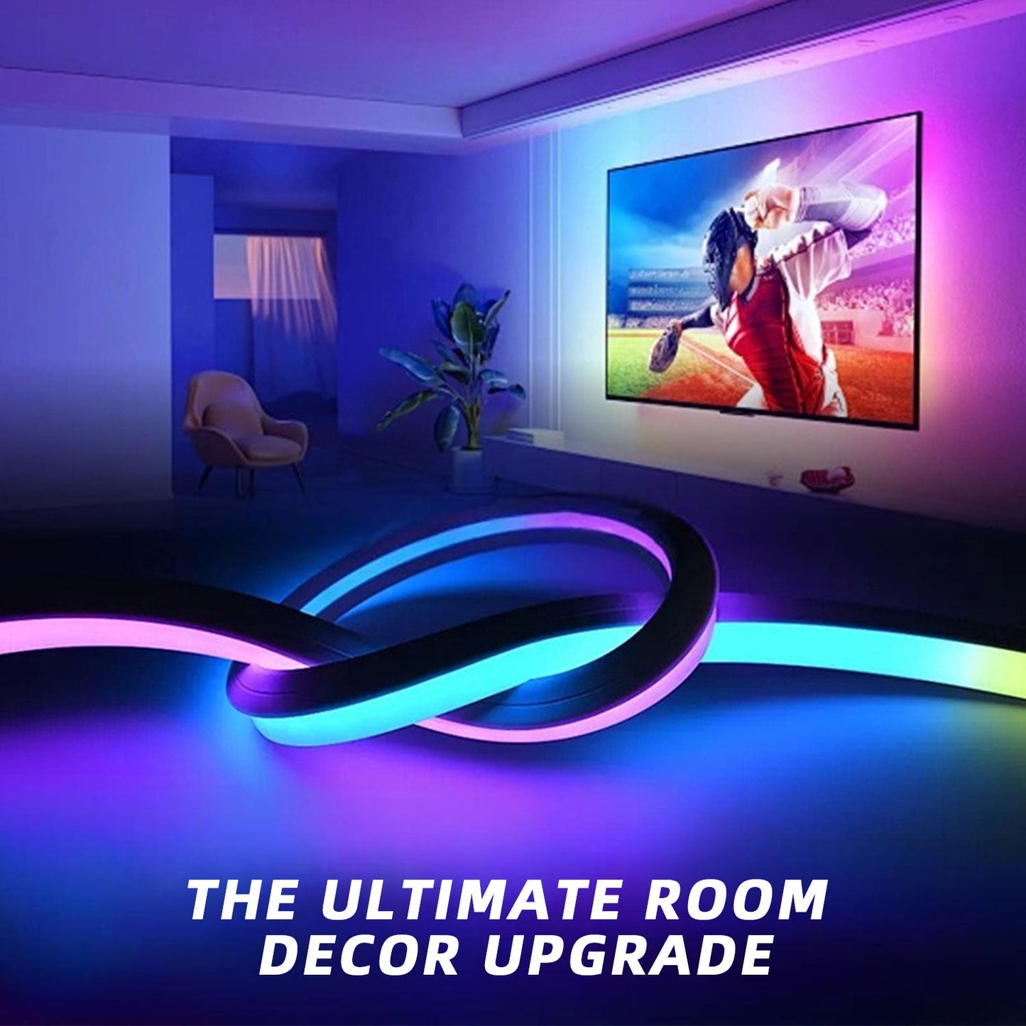 🔊 Smart RGB LED-nauha – Ääniohjaus & Musiikkiin Reagoiva 💡🎵