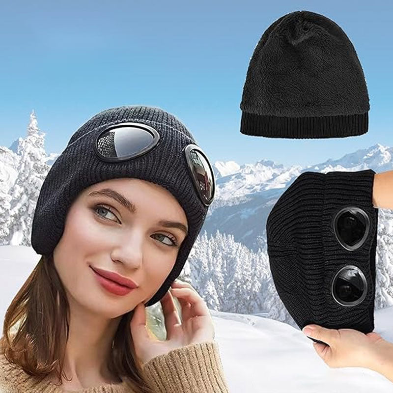 ✨ Silmälasipipo Hiihtoon & Ulkoiluun - Lämpimästi ja Tyylikkäästi! ✨🧢