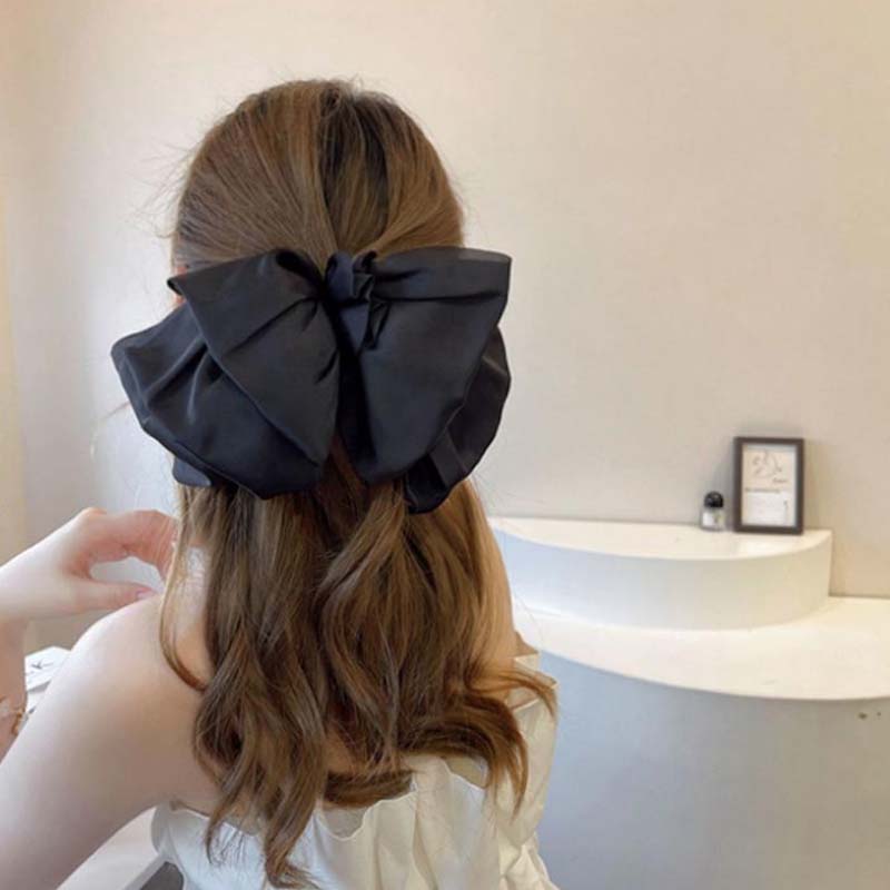 Elegantti rusettihiusklipsi – käsintehty akryylinen hainklipsi rusettikuviolla 🎀