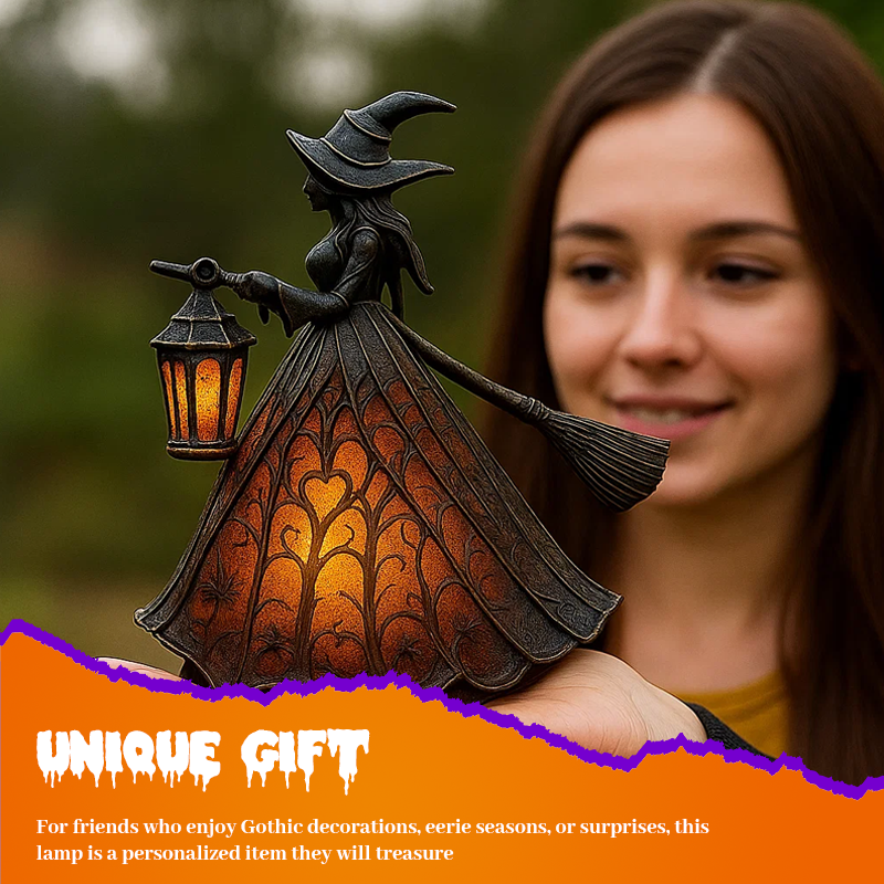 Halloween Witch Lamp
