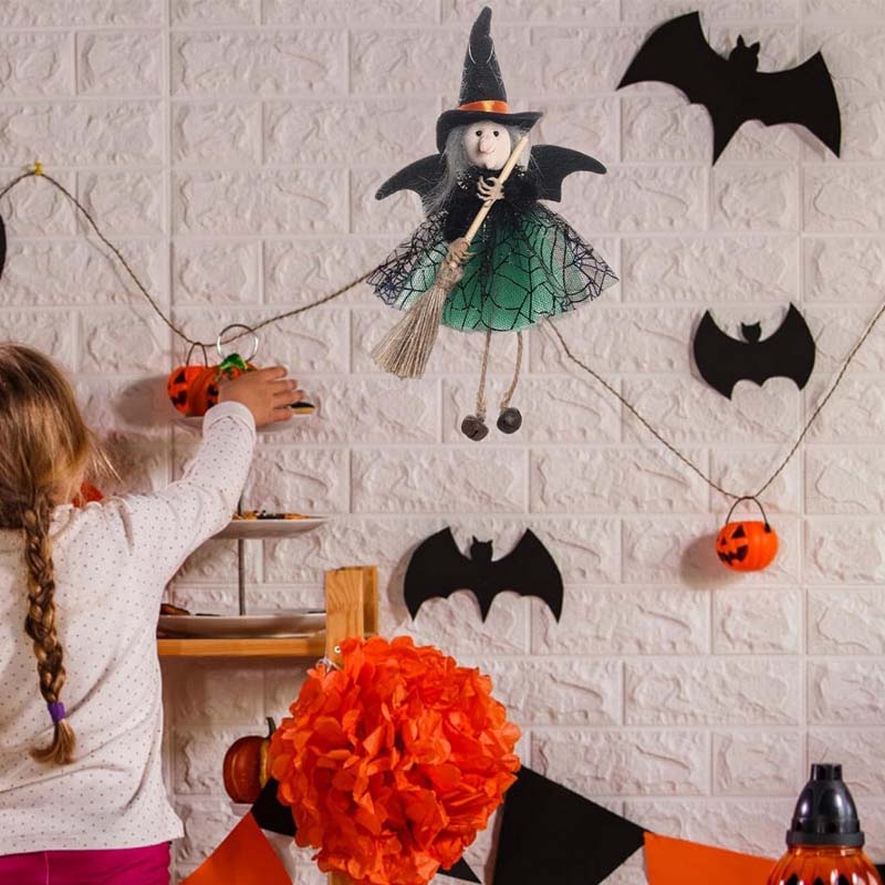 🧙‍♀️ Noidan riipuskoriste Halloweeniin - Taianomainen Katokoriste ja Ovea Koristelemaan 🎃👻