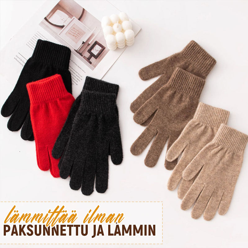 🌟 100% Lopullinen Lammasvilla – Paksut Kosketusnäyttökäsineet 🧤