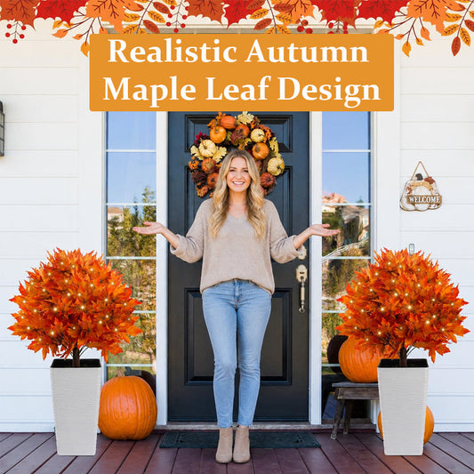 Maak van Jouw Huis een Warm Herfstparadijs 🍂✨ | Luxe LED-Esdoornboom