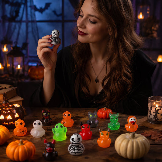 🐤 Maak Halloween Onvergetelijk 🎃 Mini Griezeleendjes voor de Leukste Zoektocht!
