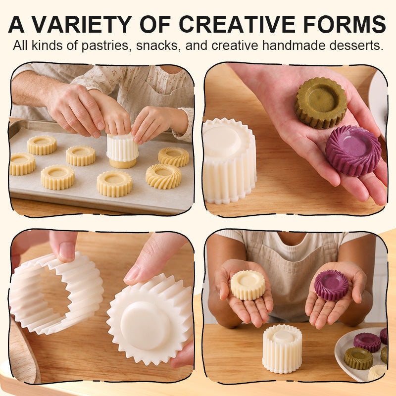 🍪 2-in-1 Dubbelzijdige Gebak & Koekjes Vorm — Maak van Elke Creatie een Bakkersmeesterwerk! 🥐✨