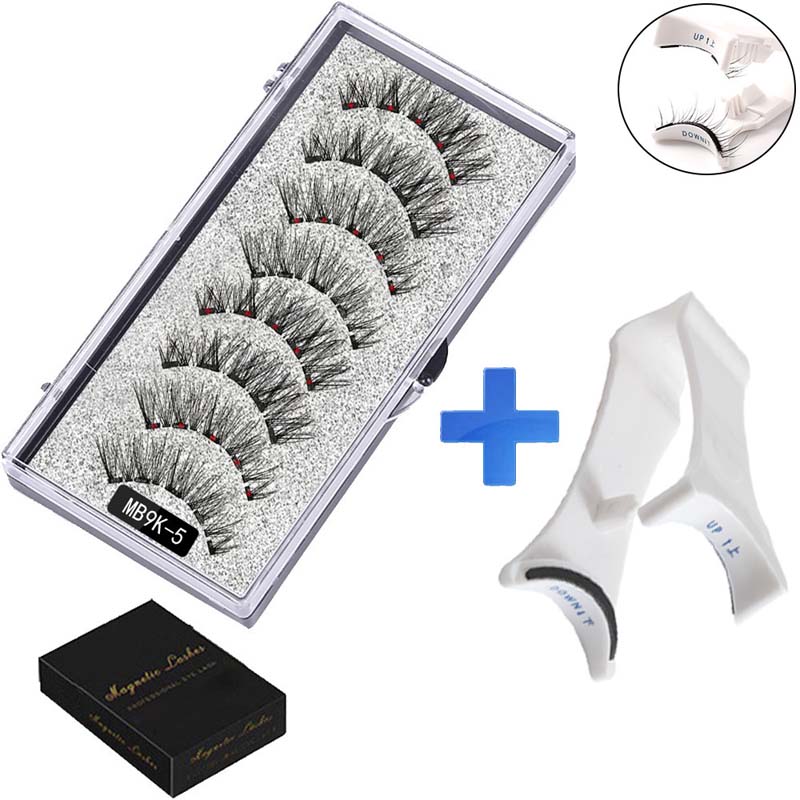 ✨ Liimaton magneettiripsisetti 👁️ 2 paria + ergonominen pinsetti 🧲💖