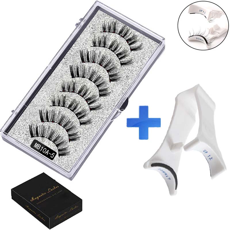 ✨ Liimaton magneettiripsisetti 👁️ 2 paria + ergonominen pinsetti 🧲💖