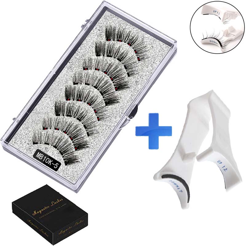 ✨ Liimaton magneettiripsisetti 👁️ 2 paria + ergonominen pinsetti 🧲💖
