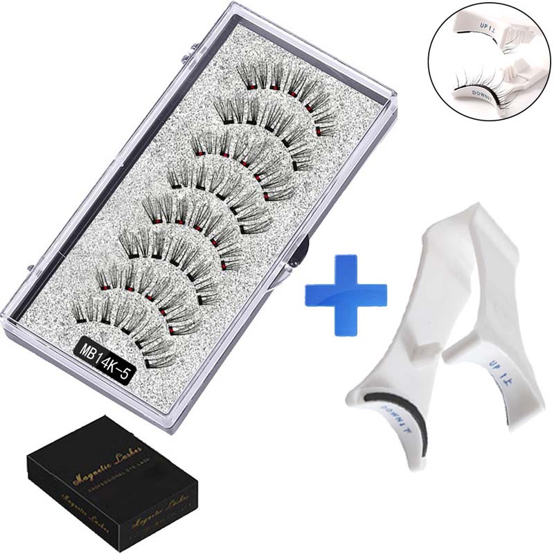 ✨ Liimaton magneettiripsisetti 👁️ 2 paria + ergonominen pinsetti 🧲💖