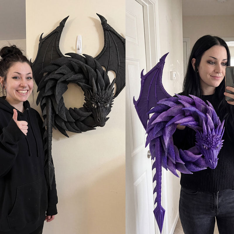 🔮 Handgemaakte Mystieke Drakenkrans — Transformeer Je Muur Met Magie! 🐉✨
