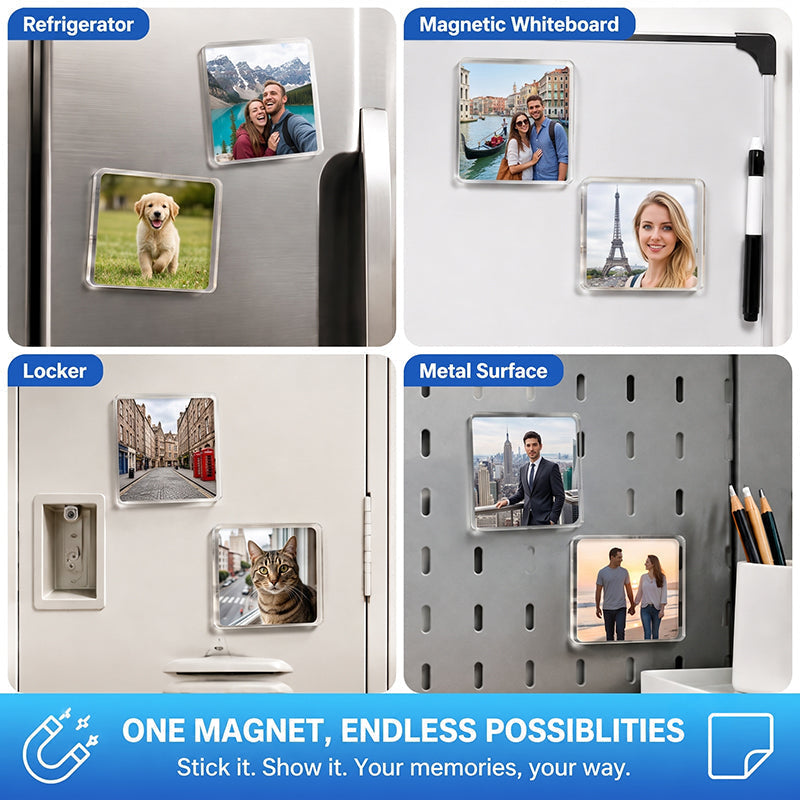 Breng Je Mooiste Herinneringen Tot Leven 📸 DIY Acryl Fotomagneten Set