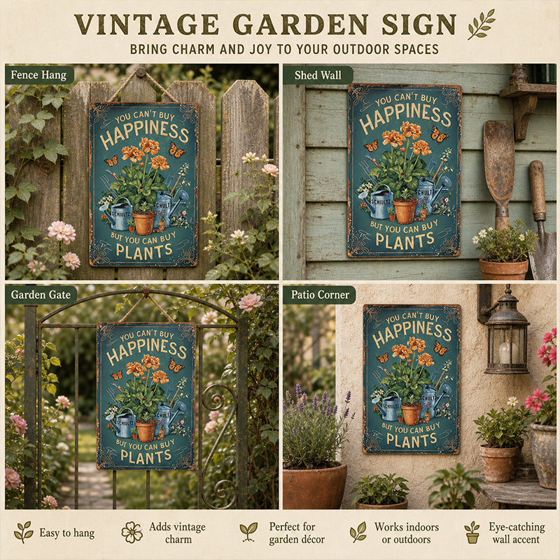 🌿 "Het Perfecte Plantenbord" – Breng Direct Sfeer, Humor & Geluk in Je Tuin!
