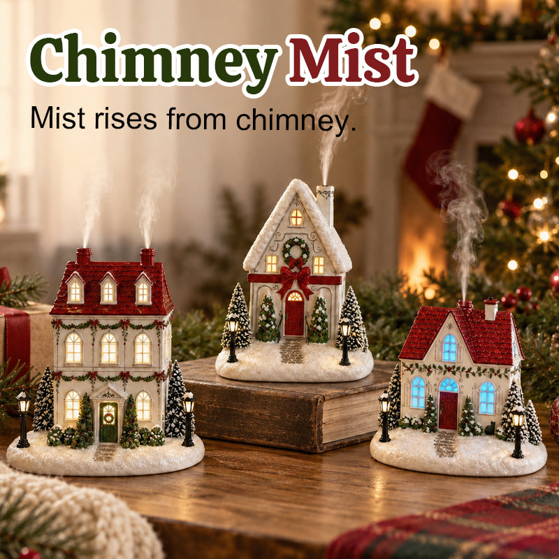 Mistletoe Lane Kersthuisje Diffuser – Breng Magische Kerstsfeer & Warmte In Huis! 🎄