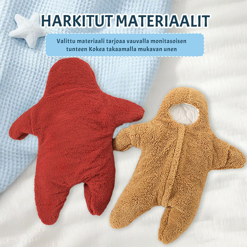 👶❄️ Turvallinen ja vapaa liike: Vauvan talviunipussi – Lämmin kapalo vastasyntyneelle 🍼💖