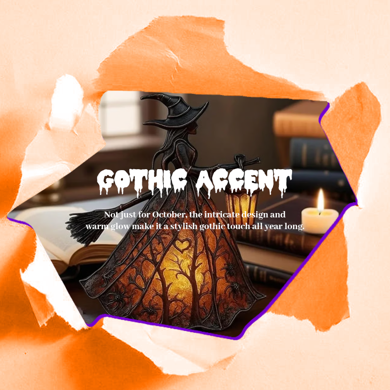Halloween Witch Lamp