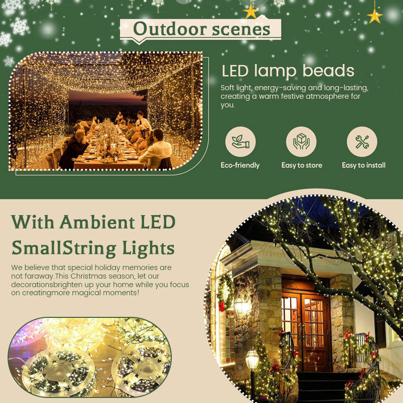 USB LED Kerst Sfeerverlichting – Breng Betoverende Kerstmagie & Warmte In Huis! ✨🎄