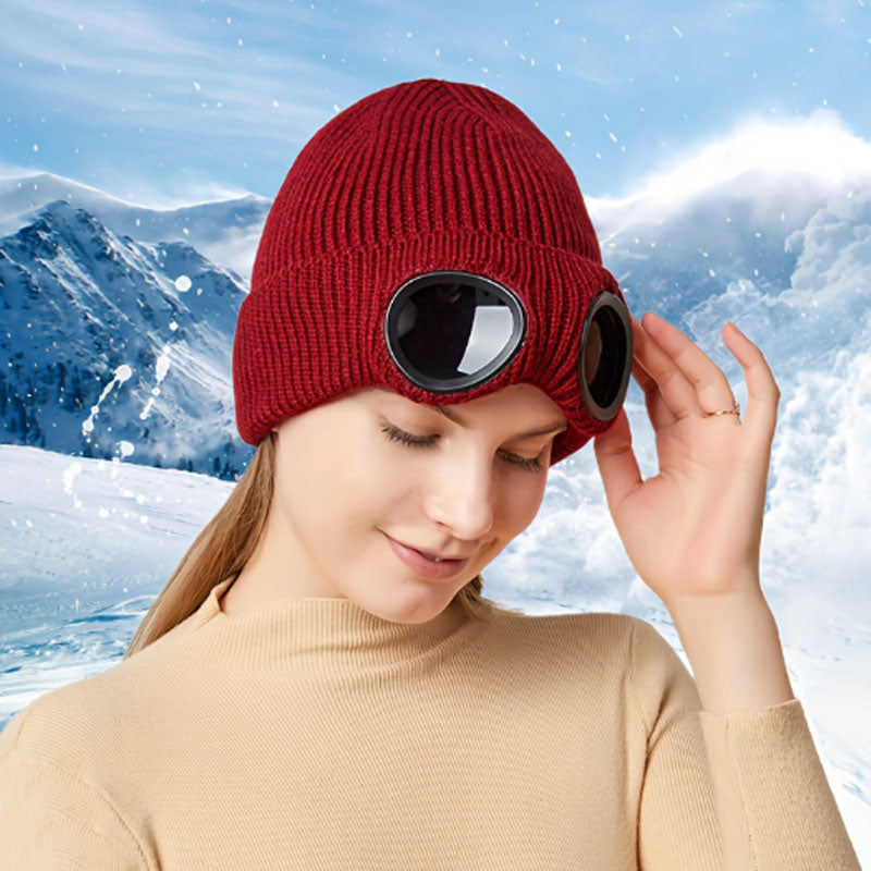 ✨ Silmälasipipo Hiihtoon & Ulkoiluun - Lämpimästi ja Tyylikkäästi! ✨🧢
