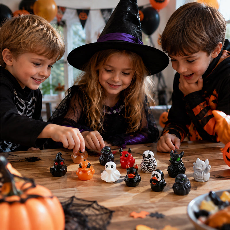 🐤 Maak Halloween Onvergetelijk 🎃 Mini Griezeleendjes voor de Leukste Zoektocht!