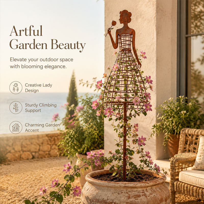 Elegante Jurk Plantensteun – Transformeer Je Tuin In Een Romantisch Paradijs 🌹