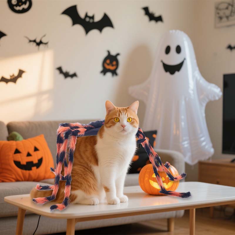 🎃 Maak van Je Huisdier de Ster van Halloween! 🕷️ Spinnen Kostuum voor Honden & Katten