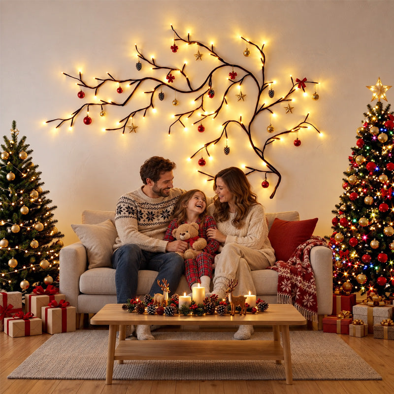 Maak Je Huis In Één Seconde Klaar Voor De Feestdagen 🎄 Het warmste goudgele licht voor knusse winteravonden op de bank ✨