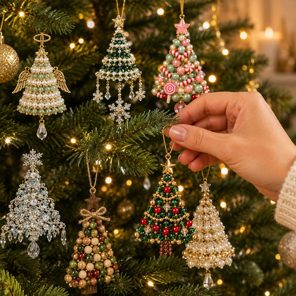 Geen schermen, pure ontspanning. ✨ Rijg laag voor laag jouw eigen sfeervolle kerstsprookje en geniet van een prachtig handgemaakt interieur. 🧵