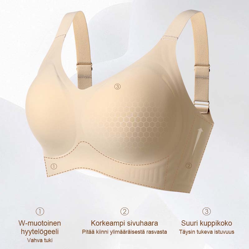 ✨ Roikkumista estävä hyytelöraitainen rintaliivi