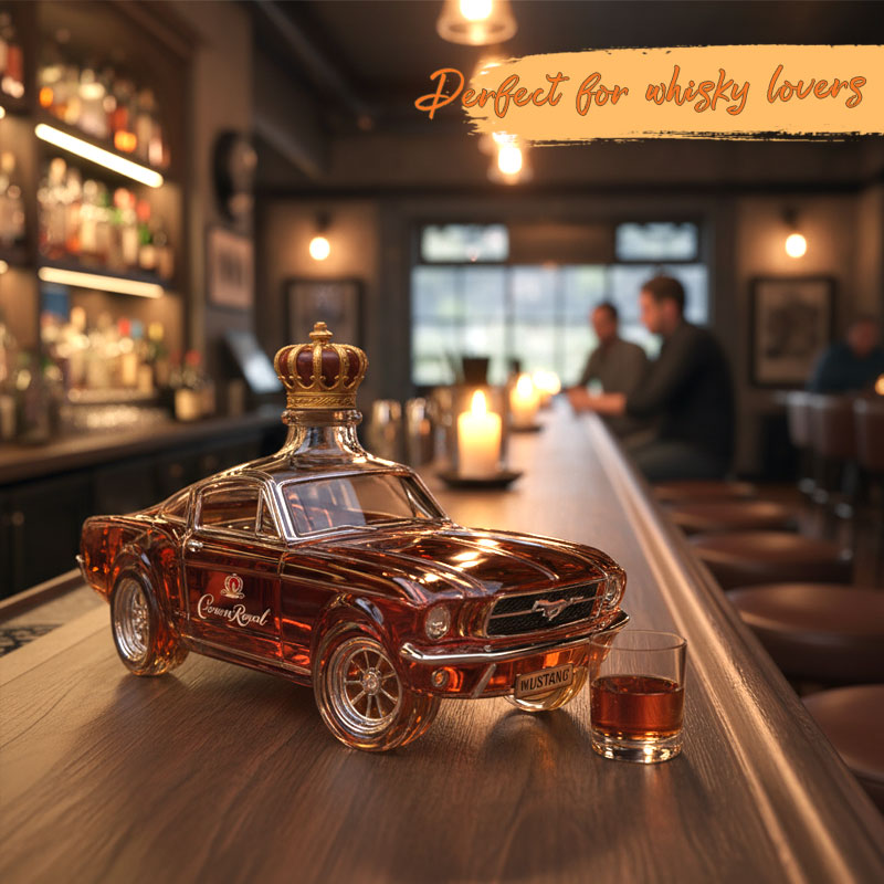 🥃 Mustangi-whiskypullo – vapautta, joka valuu lasiin