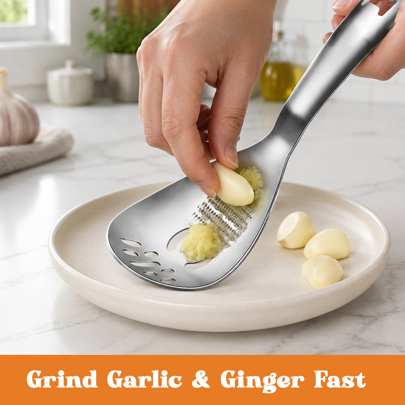 🥄 5-in-1 Multifunctionele Rasplepel – Snel Raspen, Prakken & Zeven Zonder Gedoe!